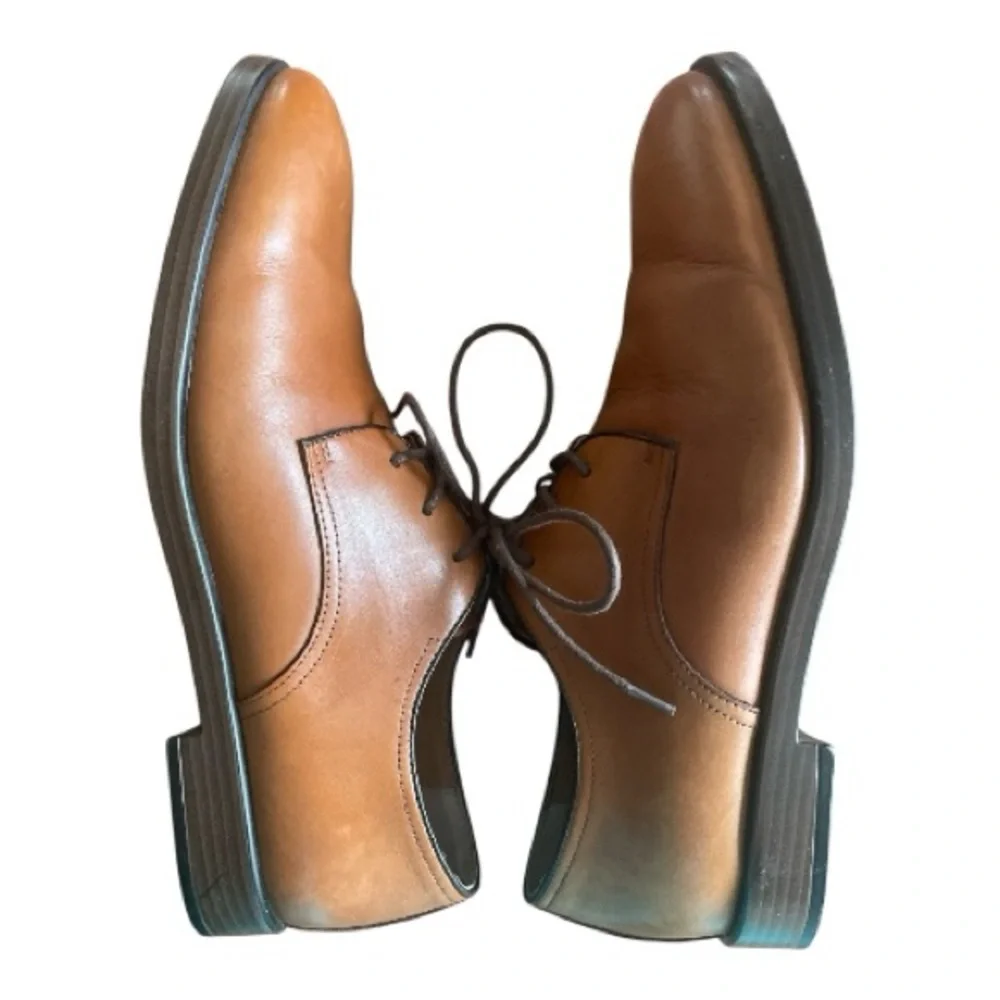 Giorgio Brutini Brown Leather Oxfords